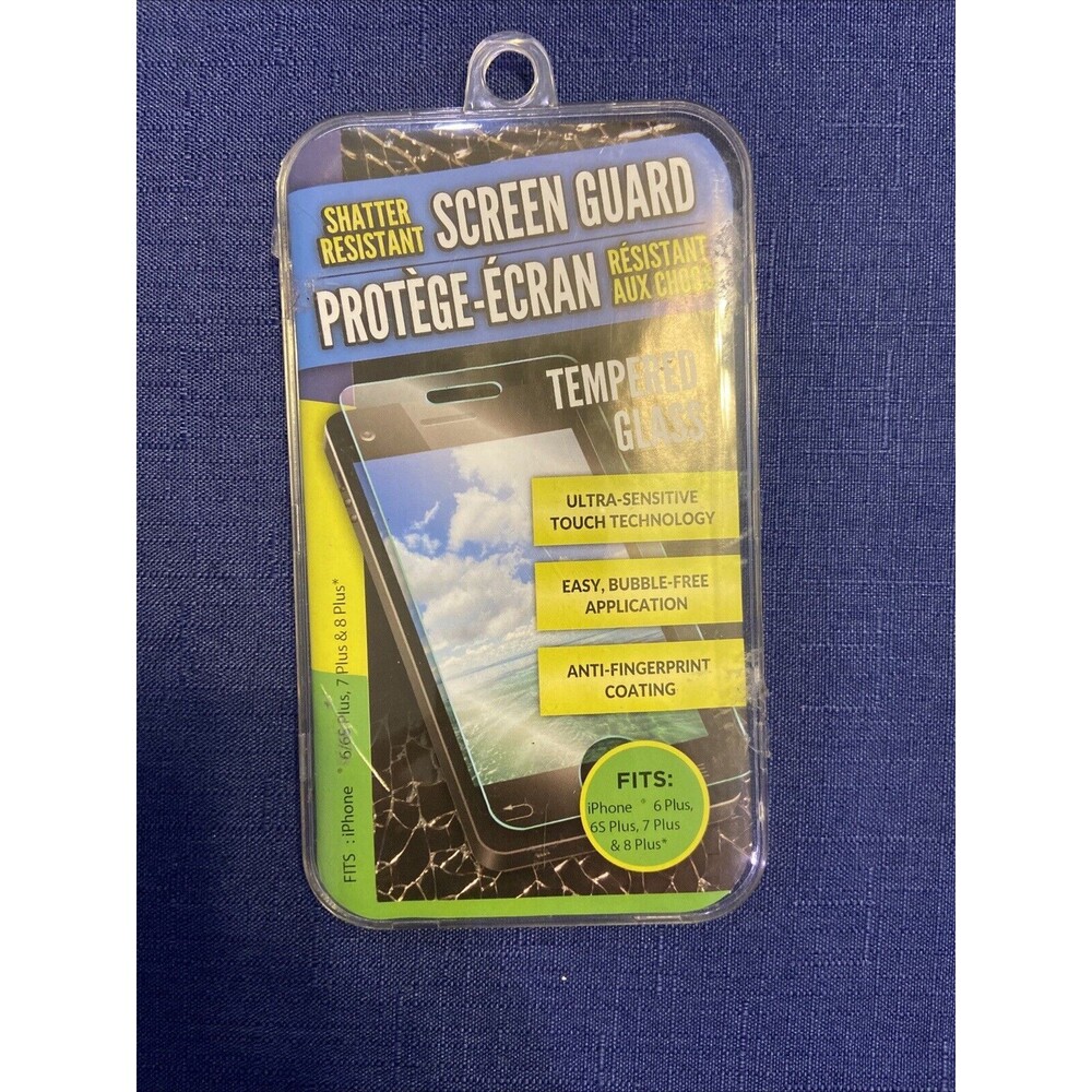 I-PHONE Screen Guard Shatter Resistant Tempered Glass